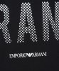 T-shirt Emporio Armani duże logo koszulka męska czarna